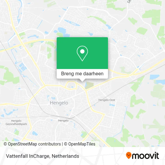 Vattenfall InCharge kaart
