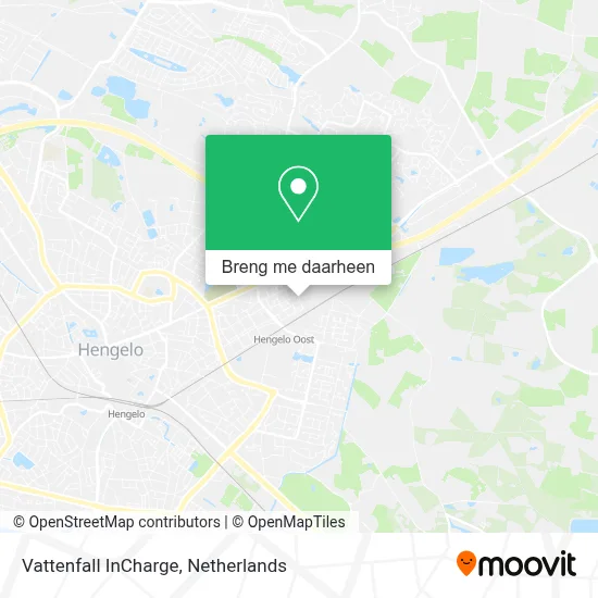 Vattenfall InCharge kaart