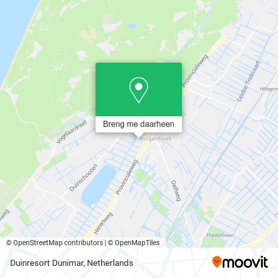 Duinresort Dunimar kaart