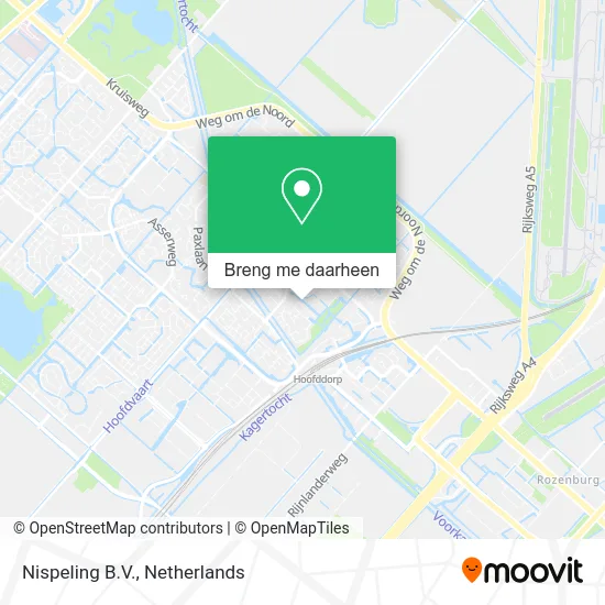 Nispeling B.V. kaart