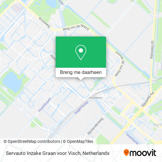 Servauto Inzake Graan voor Visch kaart