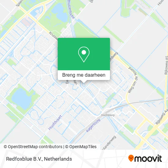 Redfoxblue B.V. kaart