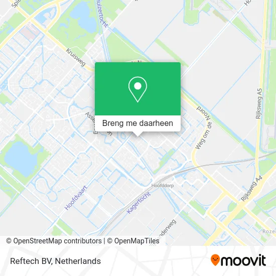 Reftech BV kaart