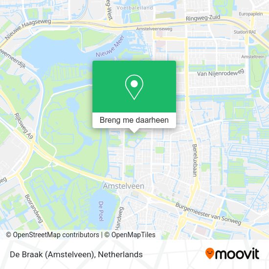 De Braak (Amstelveen) kaart