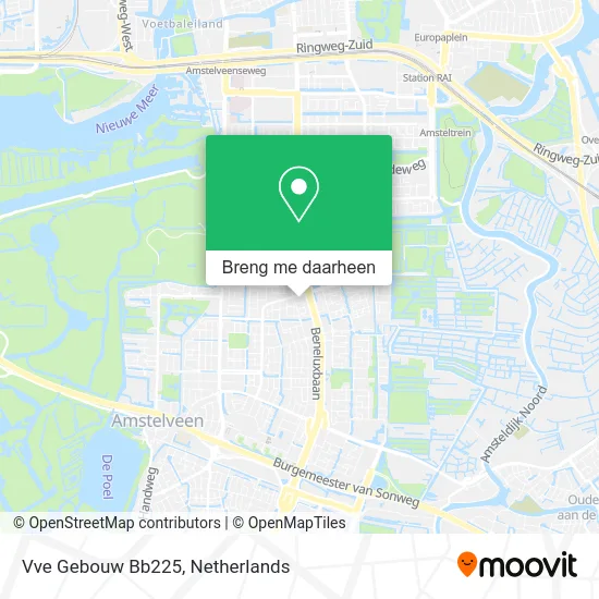 Vve Gebouw Bb225 kaart