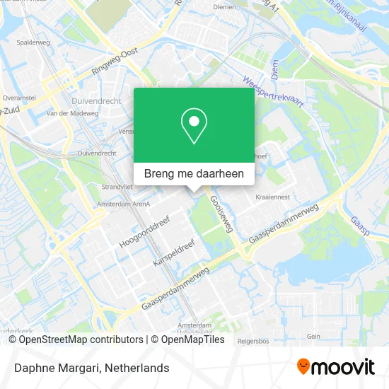Daphne Margari kaart