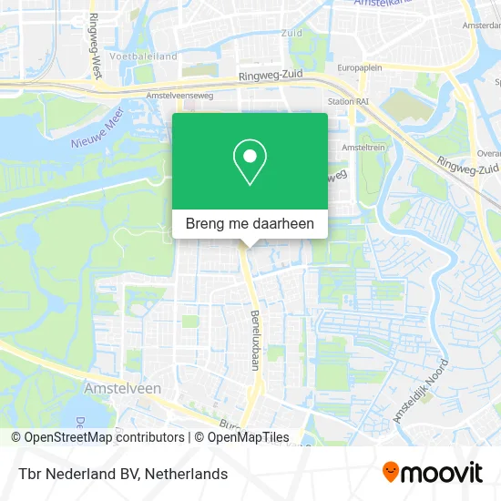 Tbr Nederland BV kaart