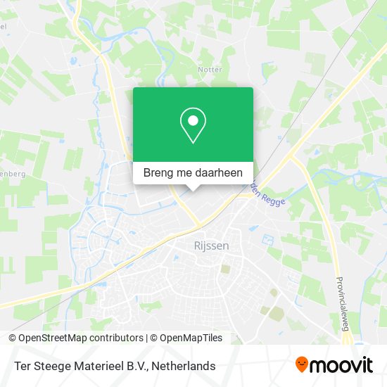 Ter Steege Materieel B.V. kaart
