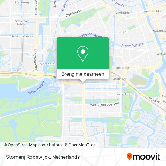 Stomerij Rooswijck kaart