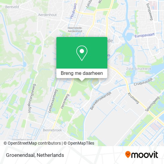 Groenendaal kaart