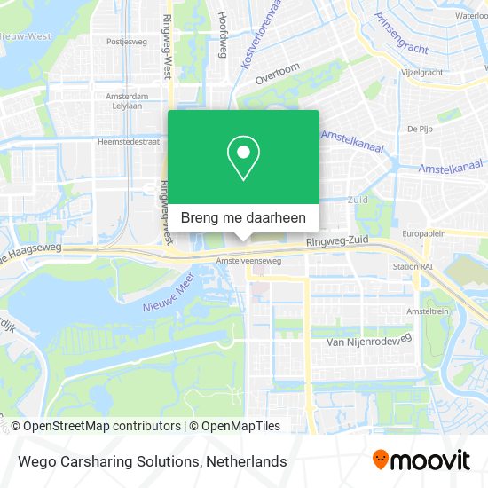 Wego Carsharing Solutions kaart