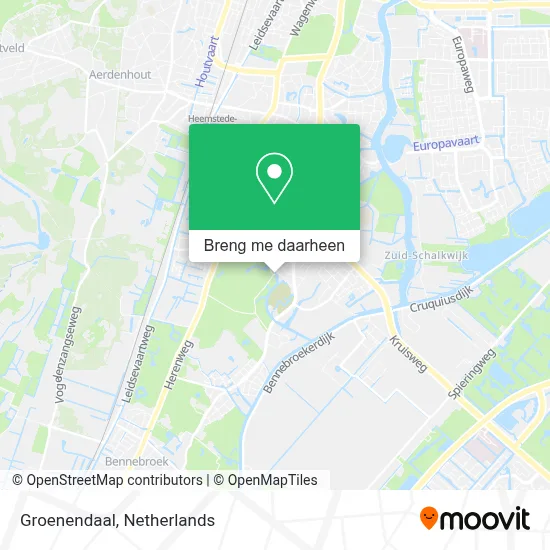 Groenendaal kaart