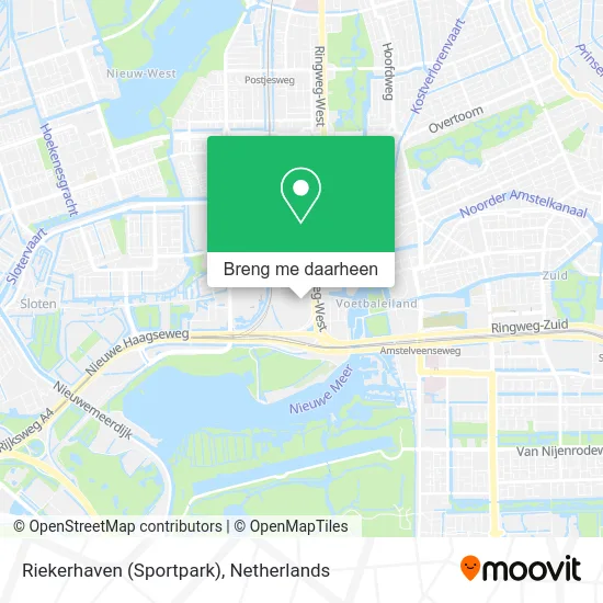 Riekerhaven (Sportpark) kaart