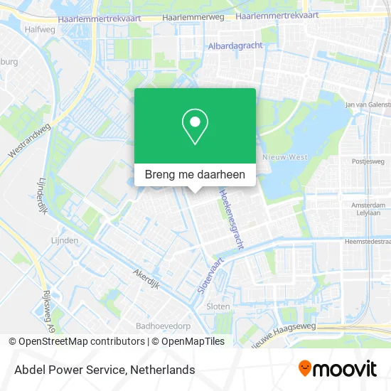 Abdel Power Service kaart