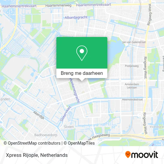 Xpress Rijople kaart