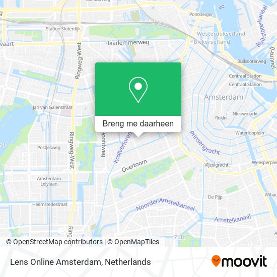 Lens Online Amsterdam kaart