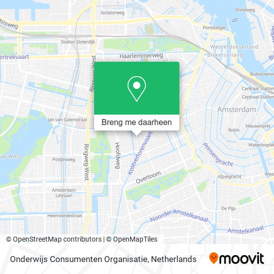 Onderwijs Consumenten Organisatie kaart
