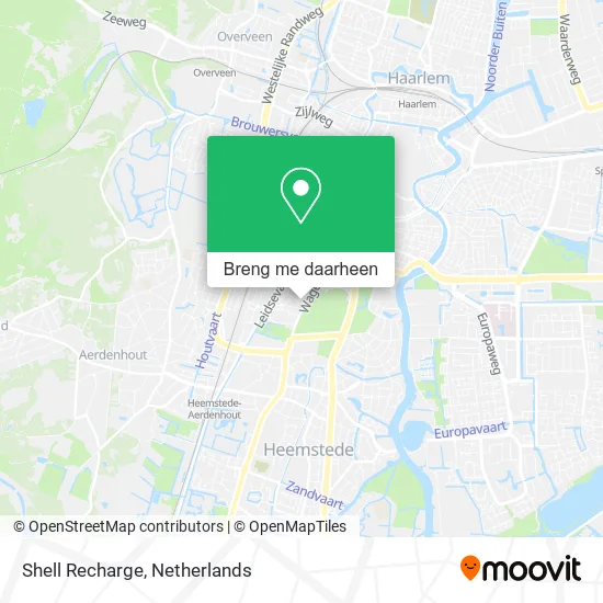 Shell Recharge kaart