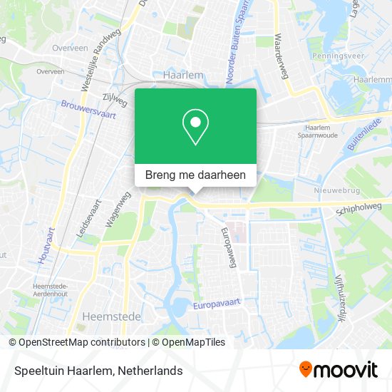 Speeltuin Haarlem kaart