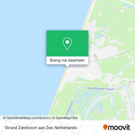 Strand Zandvoort aan Zee kaart