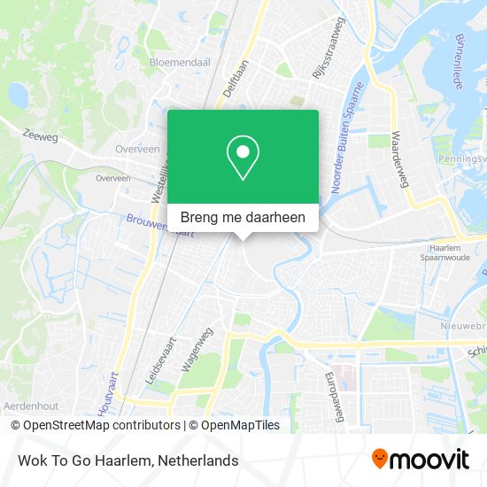 Wok To Go Haarlem kaart