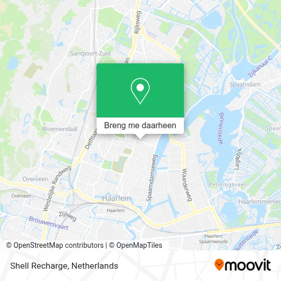 Shell Recharge kaart