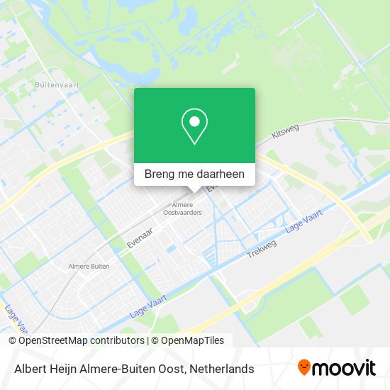 Albert Heijn Almere-Buiten Oost kaart
