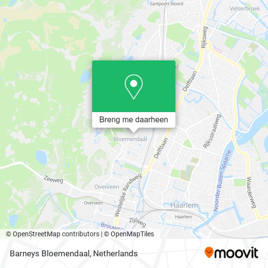 Barneys Bloemendaal kaart