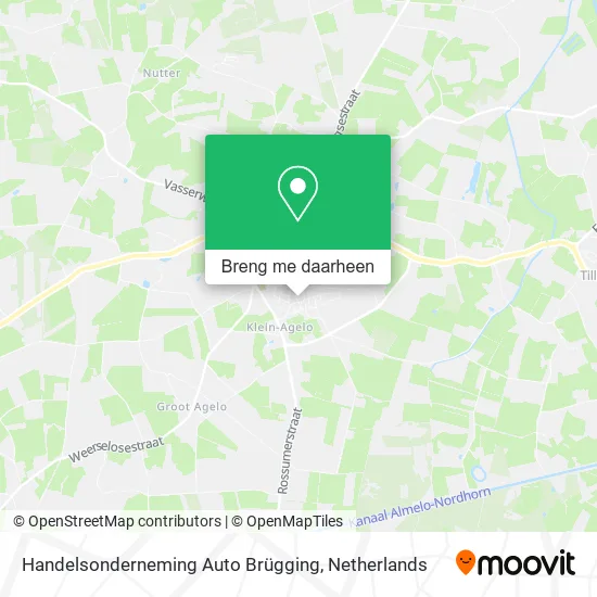 Handelsonderneming Auto Brügging kaart
