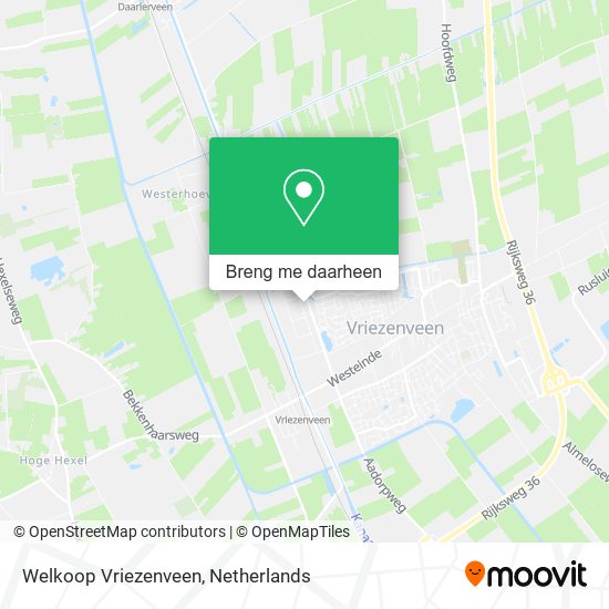 Welkoop Vriezenveen kaart