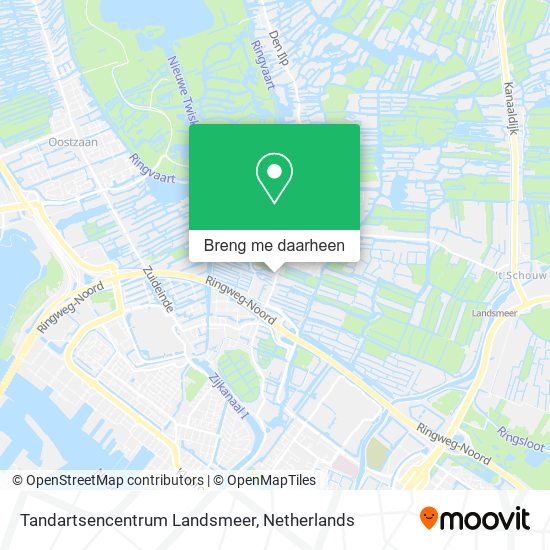 Tandartsencentrum Landsmeer kaart