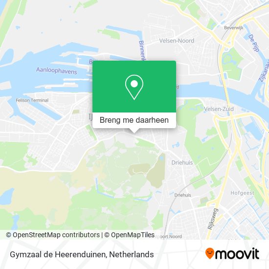 Gymzaal de Heerenduinen kaart