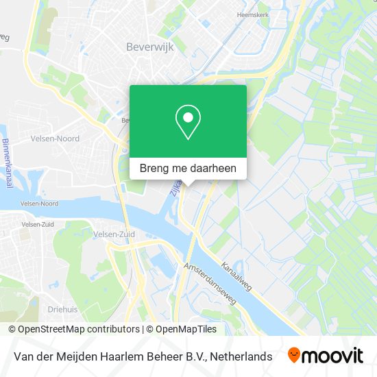 Van der Meijden Haarlem Beheer B.V. kaart