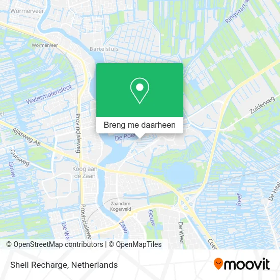 Shell Recharge kaart