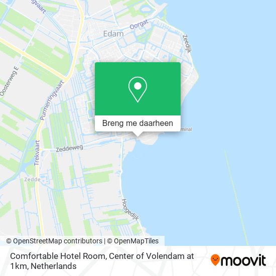 Comfortable Hotel Room, Center of Volendam at 1km kaart