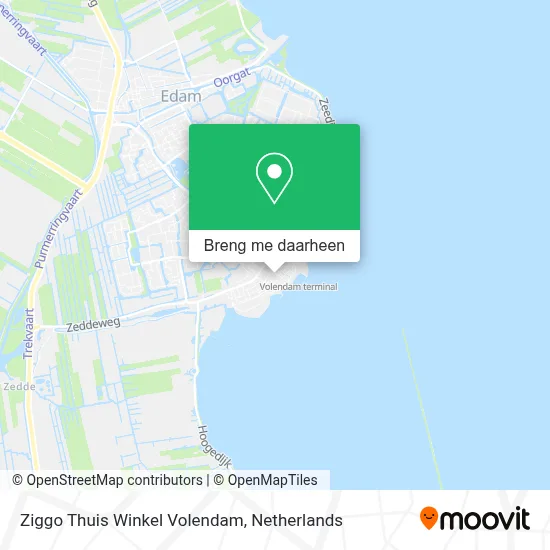 Ziggo Thuis Winkel Volendam kaart