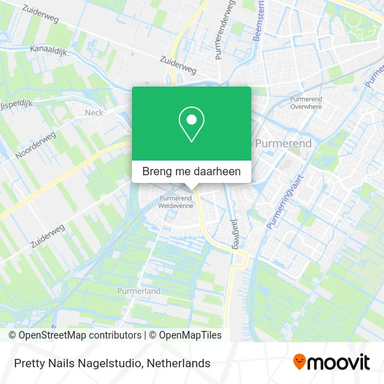 Pretty Nails Nagelstudio kaart