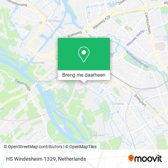 HS Windesheim 1329 kaart