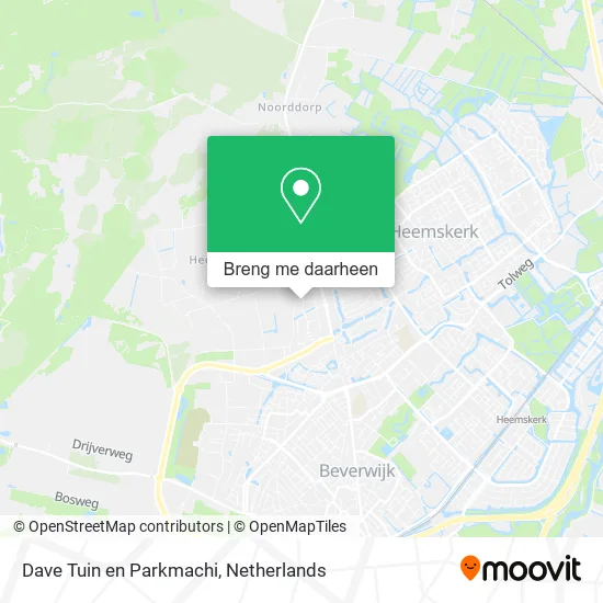 Dave Tuin en Parkmachi kaart