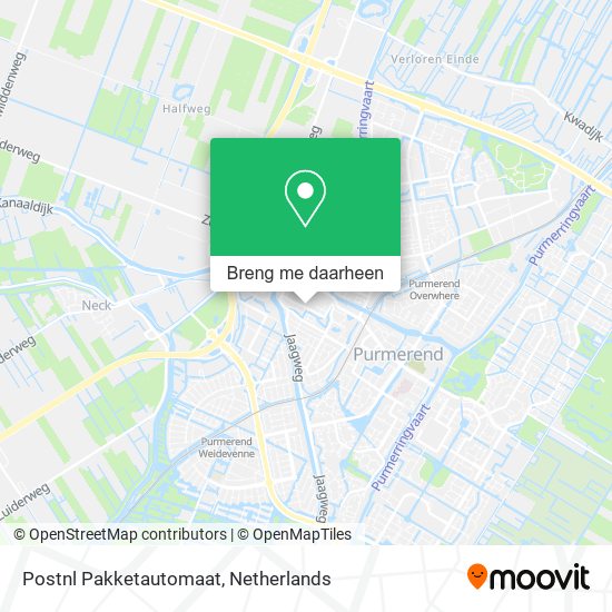 Postnl Pakketautomaat kaart