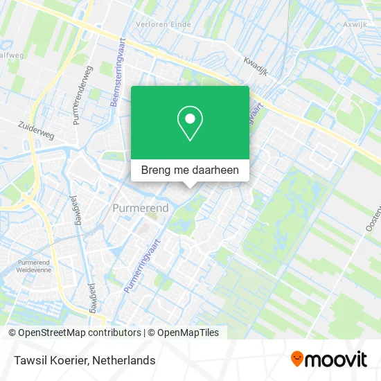 Tawsil Koerier kaart