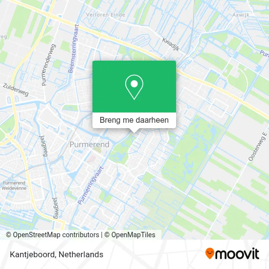 Kantjeboord kaart