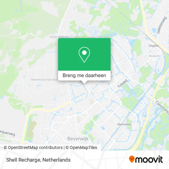 Shell Recharge kaart