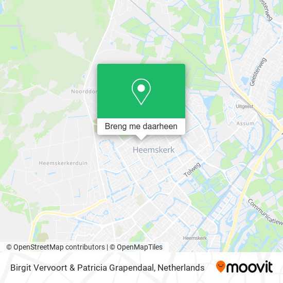 Birgit Vervoort & Patricia Grapendaal kaart