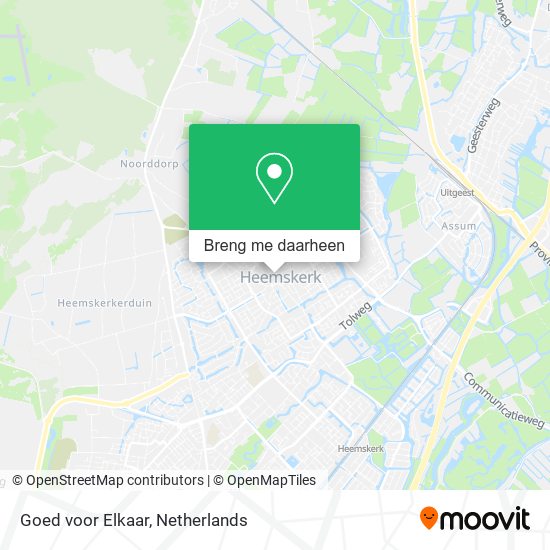 Goed voor Elkaar kaart