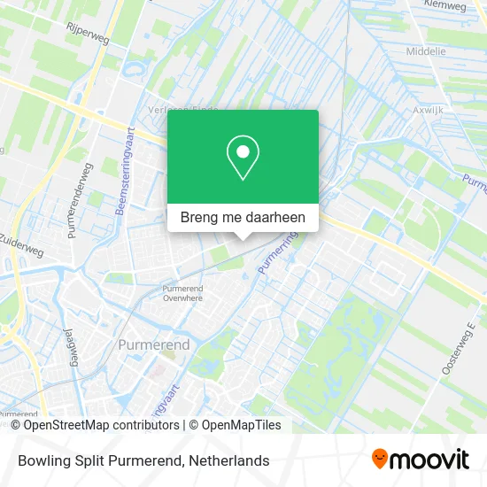 Bowling Split Purmerend kaart