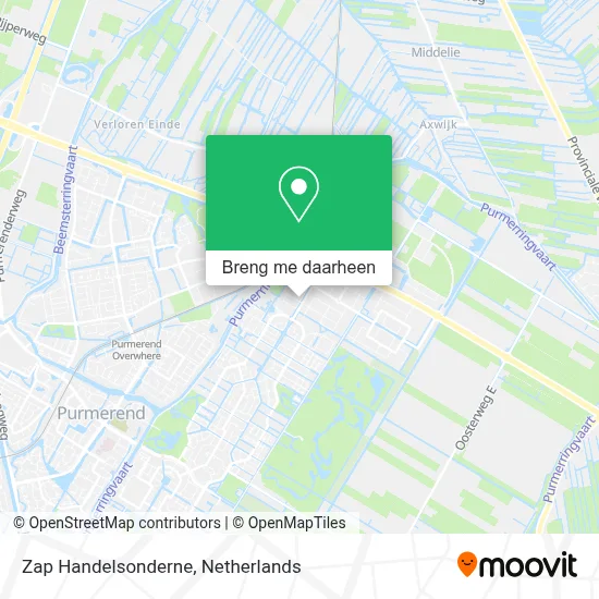 Zap Handelsonderne kaart