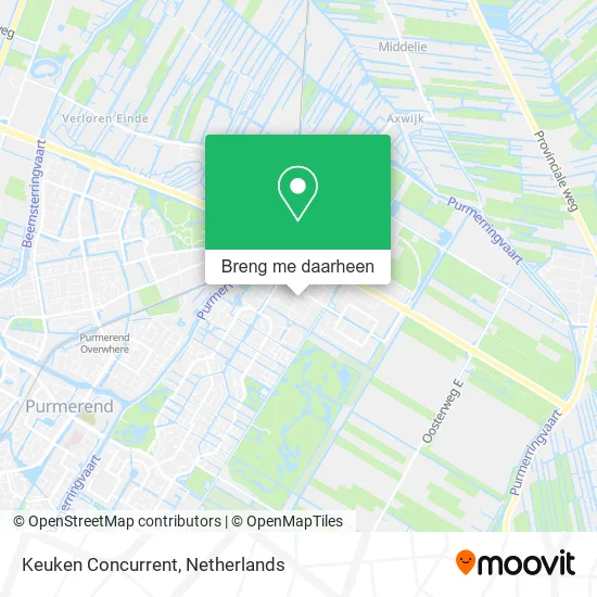 Keuken Concurrent kaart
