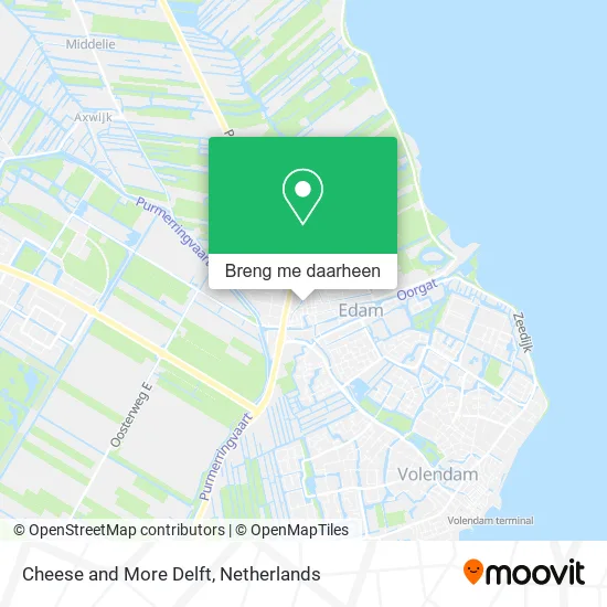 Cheese and More Delft kaart