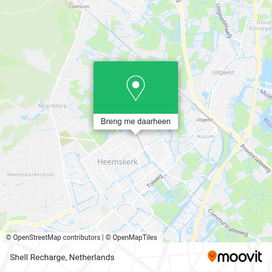 Shell Recharge kaart